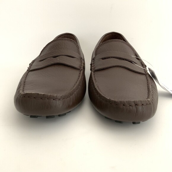 Lacoste Concours Leather Driving Loafers Brown Men 10.5 main image 5